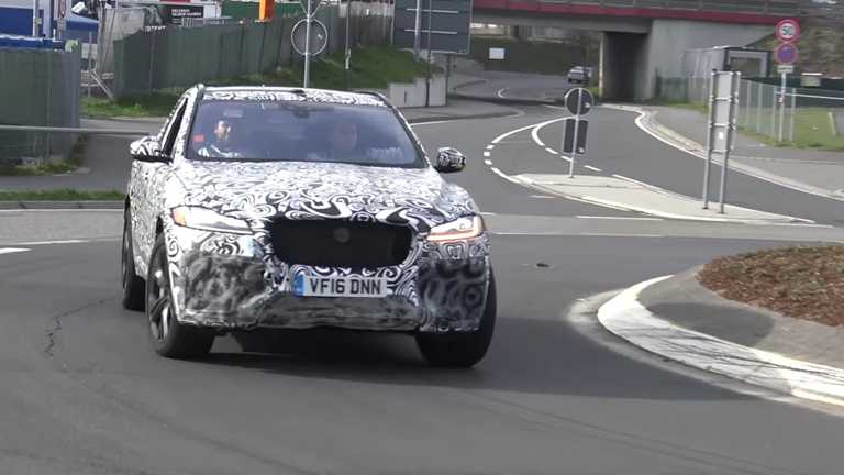 Jaguar F-Pace SVR Roars Around The Nürburgring