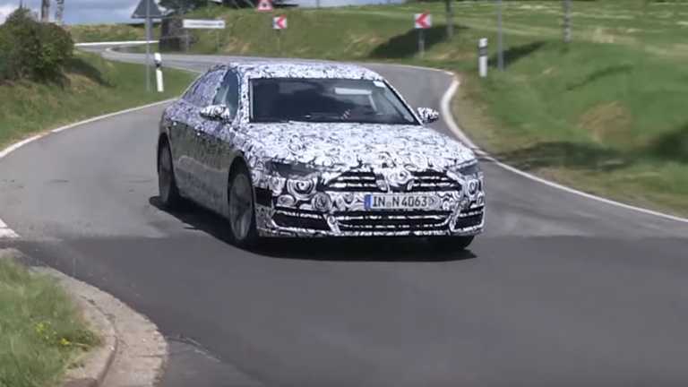 2018 Audi A8 Spyshots