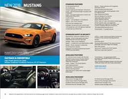 2018 Ford Mustang - Leaked Brochure