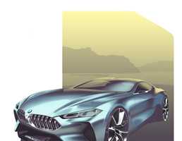 BMW Concept 8-Series Sketches