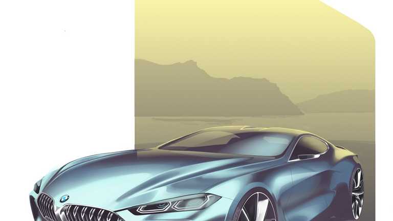 BMW Concept 8-Series Sketches