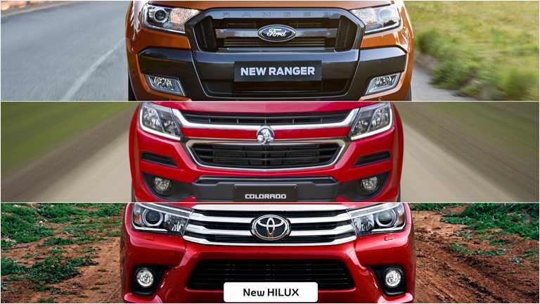 2017 Shootout: Holden Colorado VS Toyota HiLux VS Ford Ranger