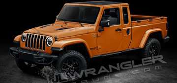 2018 Jeep Wrangler Ute Rendered, And It Looks Good