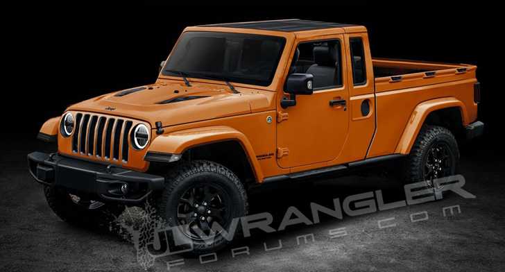 2018 Jeep Wrangler Ute Rendered, And It Looks Good