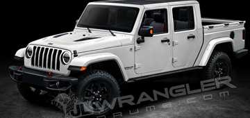 2018 Jeep Wrangler Ute Rendered, And It Looks Good