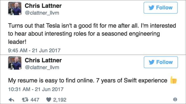 Tesla Shuffles Autopilot Team After Chris Lattner Departs