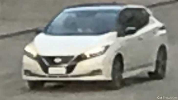 2018 Nissan Leaf Spotted Undisguised