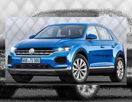 2018 Volkswagen T-Roc Sketch Reveals Some Details