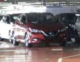 2018 Nissan Leaf Spotted At The Factory