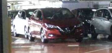 2018 Nissan Leaf Spotted At The Factory