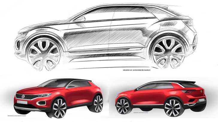 2018 Volkswagen T-Roc Teased, Again
