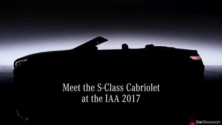 2018 Mercedes-Benz S-Class Cabriolet Teaser