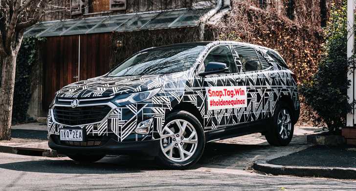 Holden Flaunts Upcoming Equinox On Melbourne Streets