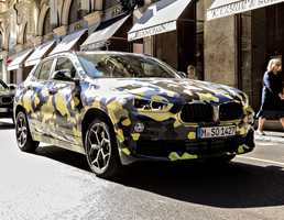 2018 BMW X2 Prototype Digital Camouflage - Milan