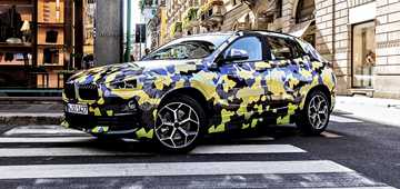 2018 BMW X2 Prototype Digital Camouflage - Milan