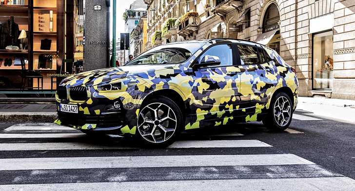 2018 BMW X2 Prototype Digital Camouflage - Milan
