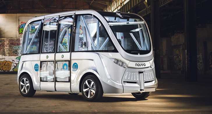 Navya Driverless Shuttle Begins Service In Victoria