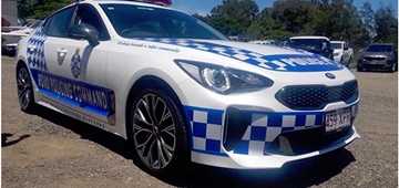 Kia Stinger Joins Queensland Police