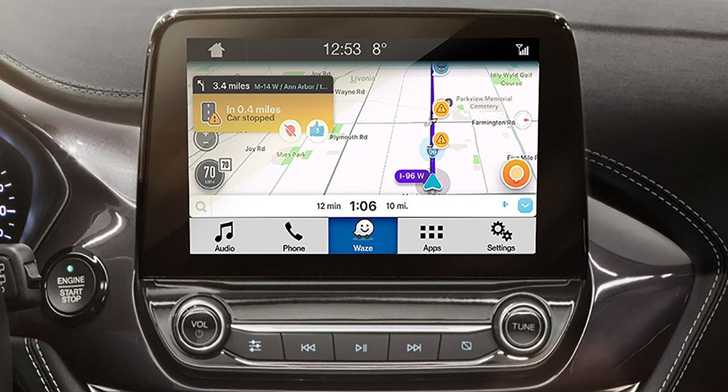 Ford SYNC3 Gains Native Waze Navigation Support