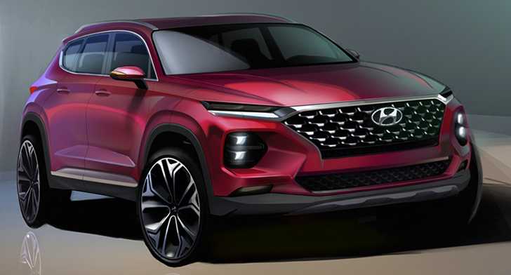 2018 Hyundai Santa Fe – Sketches