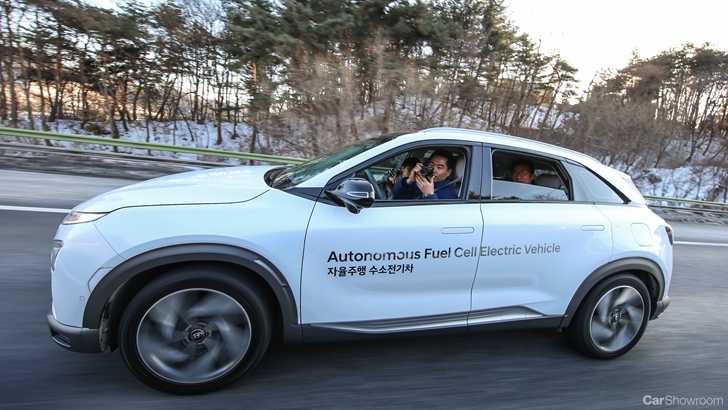 Hyundai NEXO FCEVs Self-Drove Themselves 190km On Road Trip