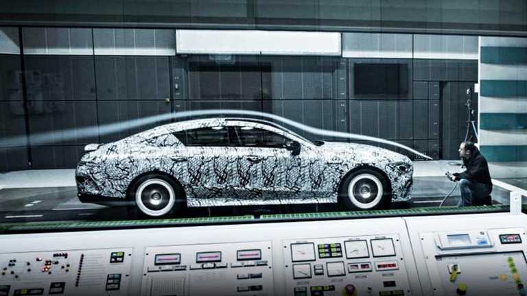 Mercedes-AMG Teases GT Saloon, Again