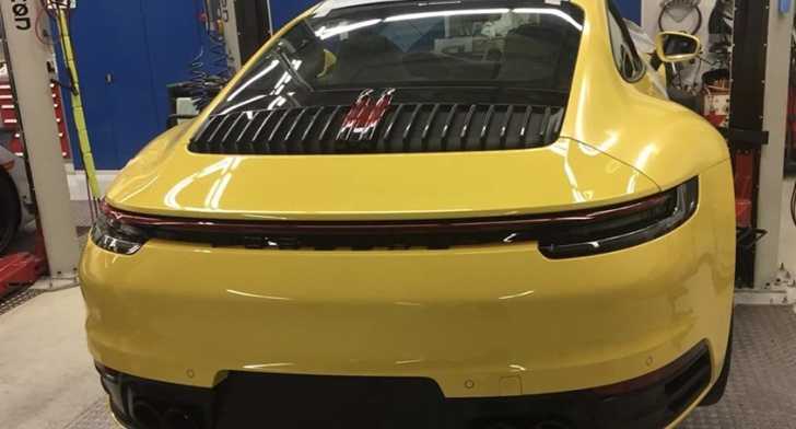 All-New Porsche 911 (992) Undisguised, Rear End Exposed