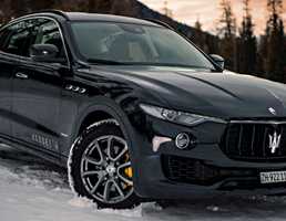Maserati Levante S Pulls Snowboarder To Record Speeds – Gallery