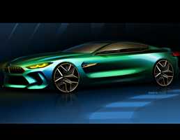 2018 BMW M8 GranCoupe – Design Sketches