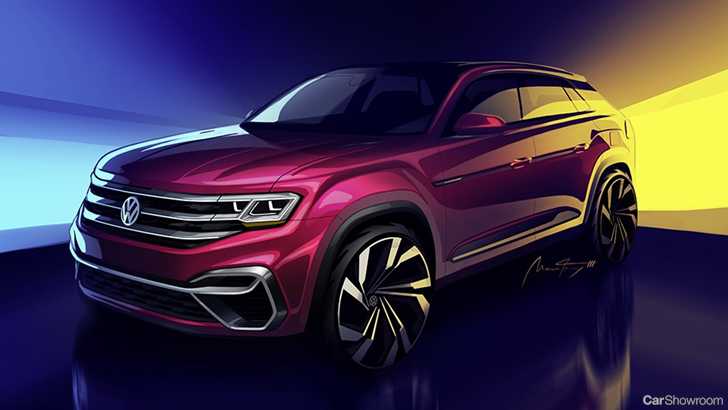 Volkswagen Teases Sportier 5-Seat Atlas For NYC Debut