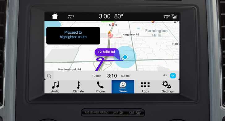 Waze Navigation Comes Directly To Ford’s SYNC3