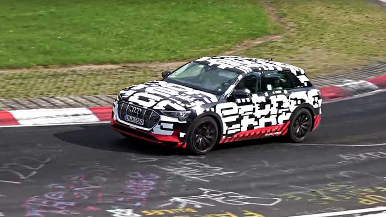 Audi E-tron Has A Go Round The Nurburgring – Gallery