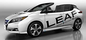2018 Nissan Leaf Open Car Concept