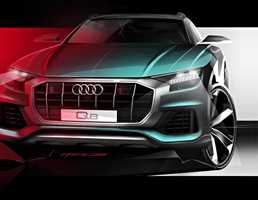 2019 Audi Q8 Shows Its Face – Gallery