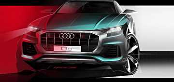 2019 Audi Q8 Shows Its Face – Gallery