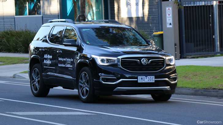 Holden Starts Local Testing Of All-New Acadia SUV