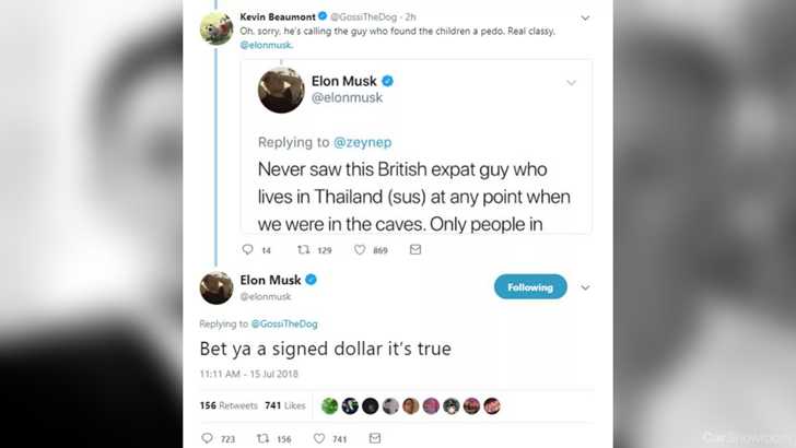Elon Musk Lashes Out, Brands Thai Rescue Diver A “Pedo Guy” – Gallery