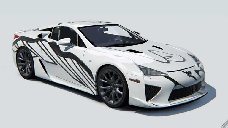 Lexus Unveils LFA-based Art Car For F Division Anniversary