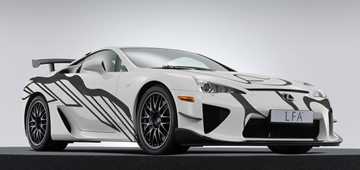 Lexus Unveils LFA-based Art Car For F Division Anniversary