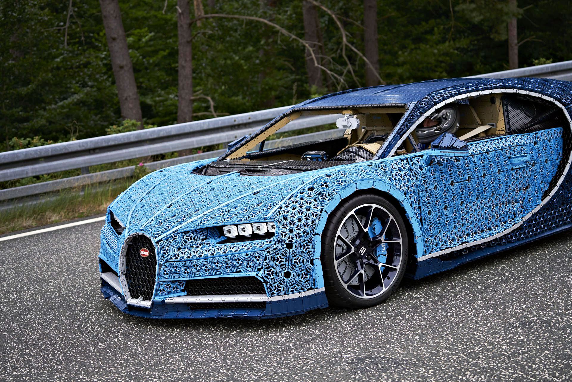 News - The Drivable Life-Size Bugatti Chiron Made Of Lego