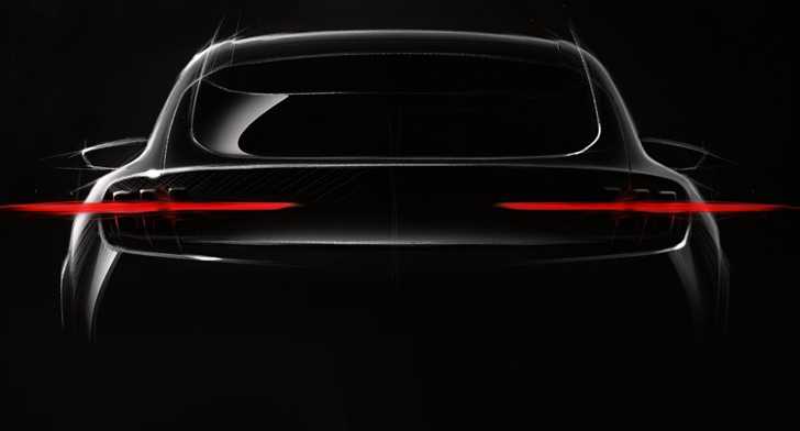 Ford Teases Mustang-Inspired Mach 1 EV Crossover