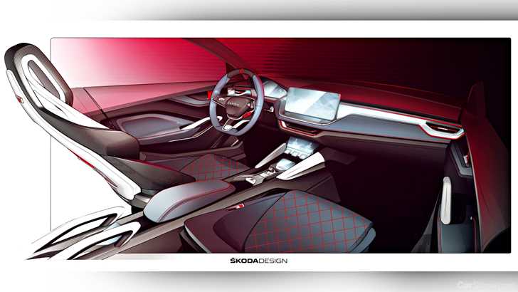 Skoda Vision RS Cockpit Teased Ahead Of Paris – Gallery