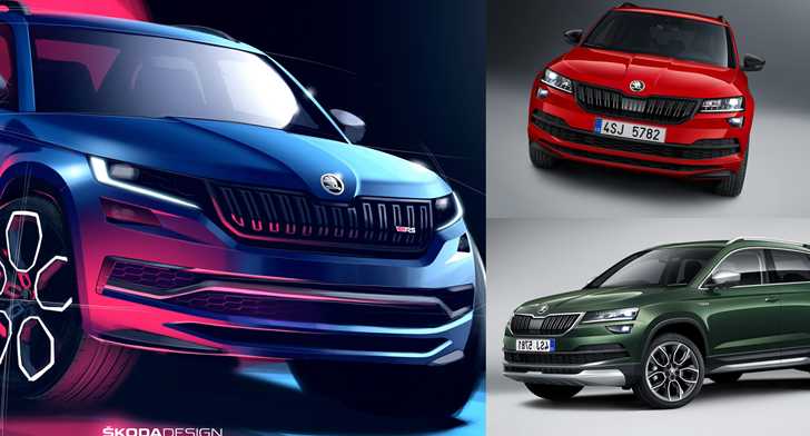 Skoda Details Kodiaq RS, Karoqs Scout & Sportline Ahead Of Paris – Gallery