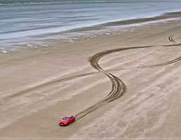 Jaguar Project 8, XE 300 Sport Go On A Beach Assault – Gallery