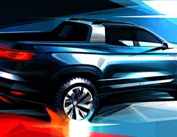 Volkswagen Teases Tiguan-Sized Ute Concept – Gallery