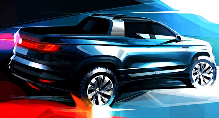 Volkswagen Teases Tiguan-Sized Ute Concept – Gallery