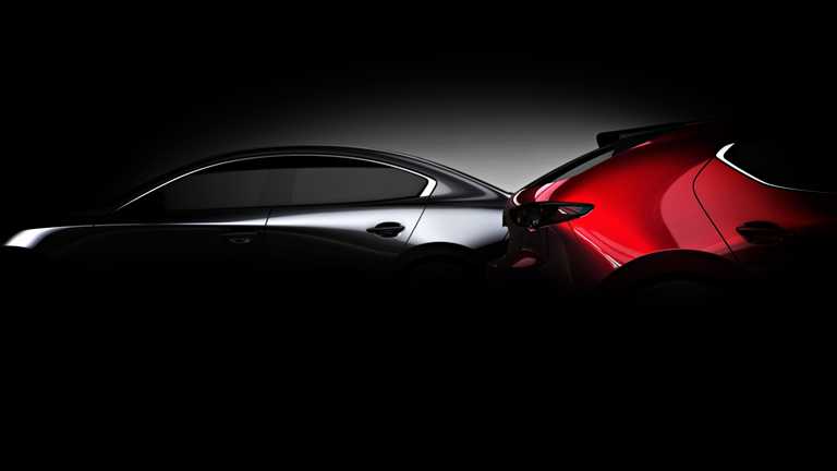 Mazda Teases 2019 3 Hatch & Saloon Ahead Of LA – Gallery