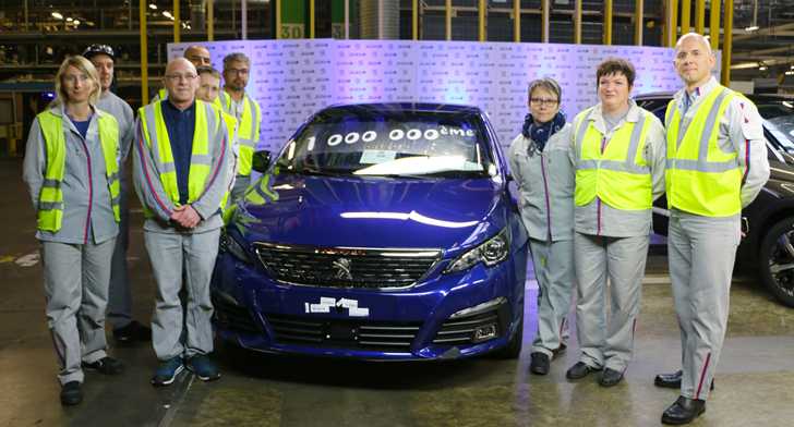 Peugeot Rolls Out 1 Millionth 308, Half-Millionth 3008 Simultaneously
