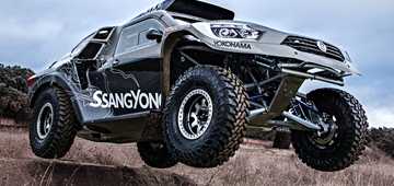2019 SsangYong Rexton DKR Rally Car