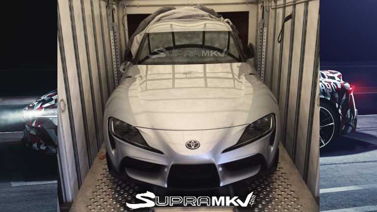 Production-Spec 2020 Toyota Supra Front End Leaked
